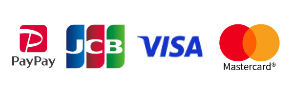 支払方法：PayPay、JCBカード、VISAカード、Mastercard（マスターカード）